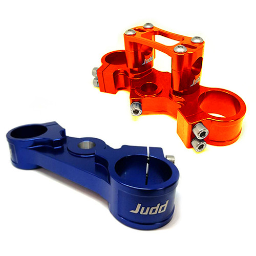 Judd Racing Triple Clamps | SX/TC/MC 50/65 2012> | Without Stem | Orange Or Blue