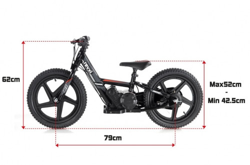 REVVI 16" Electric Balance Bike, for Kids 5+ Year Olds