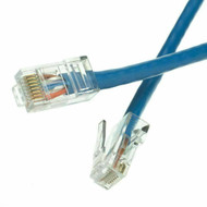 *Lot of 6* Legrand Quiktron 15ft Copper Patch Cables, Blue, Cat 5e 560-110-015