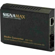 Signamax 065-1196 Media Converter 10/100/1000BaseT/TX to 1000BaseSX MMF 50/125