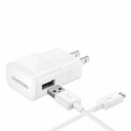 OEM Samsung Fast Charging Micro-USB Wall Charger & Cable NEW White