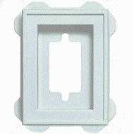 Bright White Recessed Mini Mounting Block for Door Bells, Switches, and More
