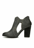 Not Rated JR Bootie Charcoal Women's Size 9.5 Brand NEW With Box