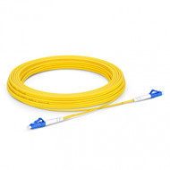 12M Fiber Optic Jumper Cable LC to LC Duplex 9125 LC/UPC - LC/UPC Yellow