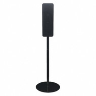 Georgia Pacific 30" Tall Metal Display Stand for Sanitizer Dispensers Black