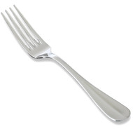 3 Dozen, 36 Oneida Bague European Table Forks 8-1/8" Teardrop-Shaped Handle 18/0