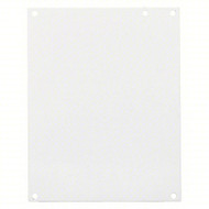 Hoffman A12P10 White Steel Interior Panel 10.75" x 8.88" For Mounting Components