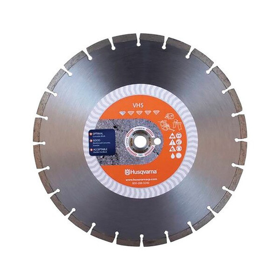 Husqvarna 542777987 VH5 General Purpose Diamond Blade 14" Diameter Wet or Dry
