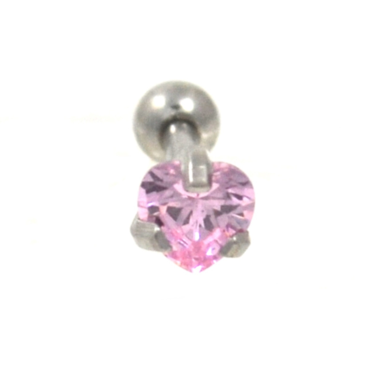 Surgical Steel Cartilage Tragus Stud – Star & Gem Top Piercing Barbell (16g, 6mm)