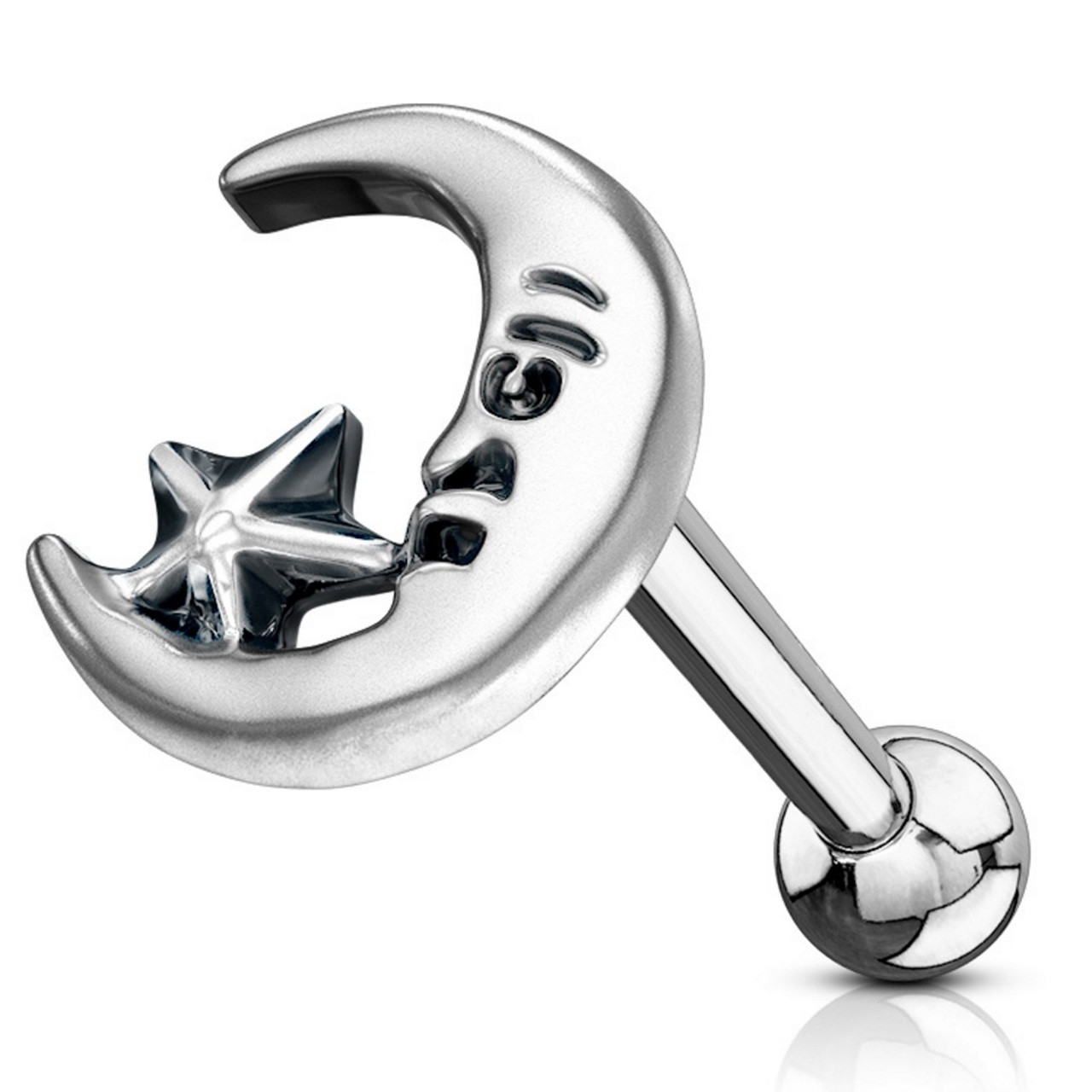 Clear cartilage stud Clearance