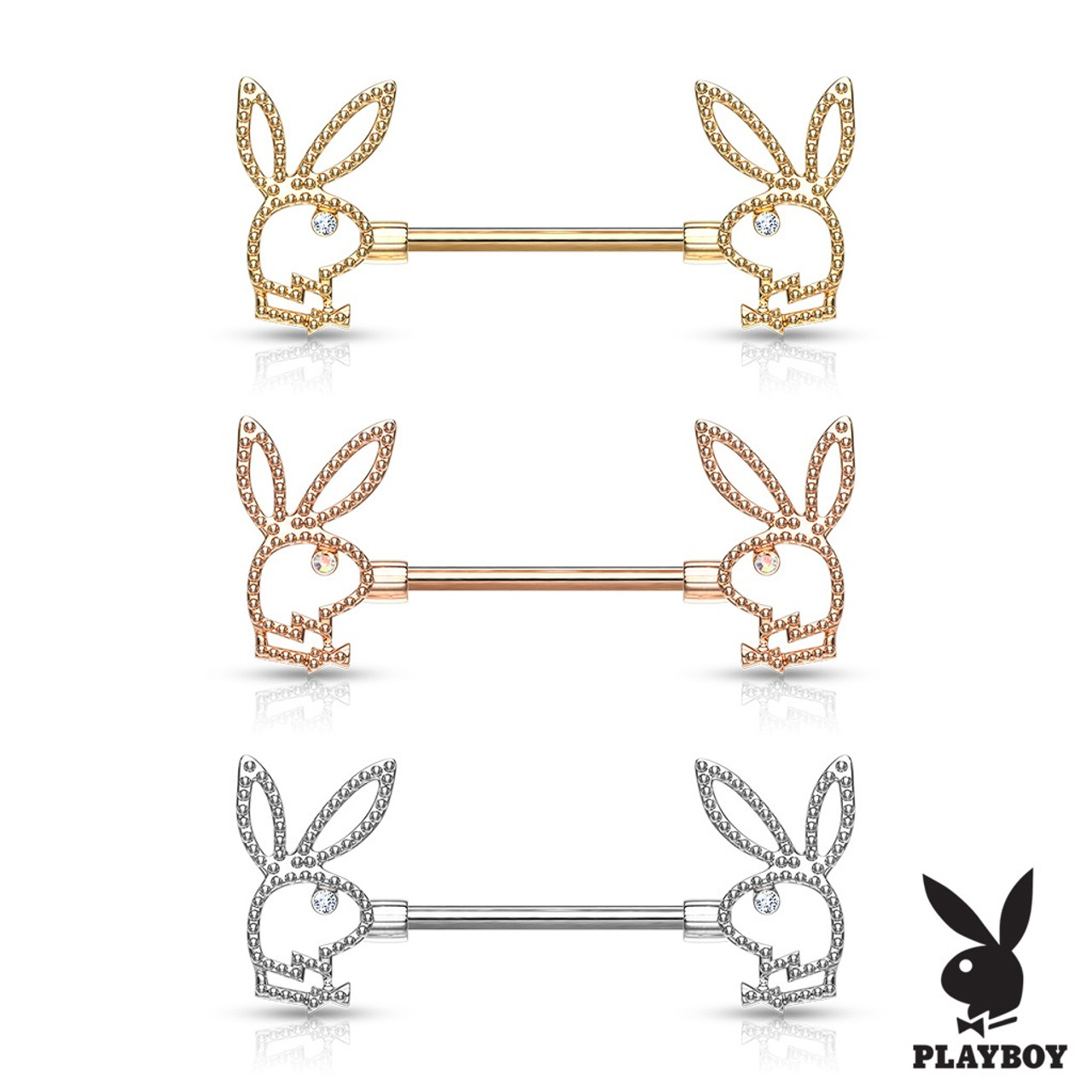 Playboy nipple clearance jewlery