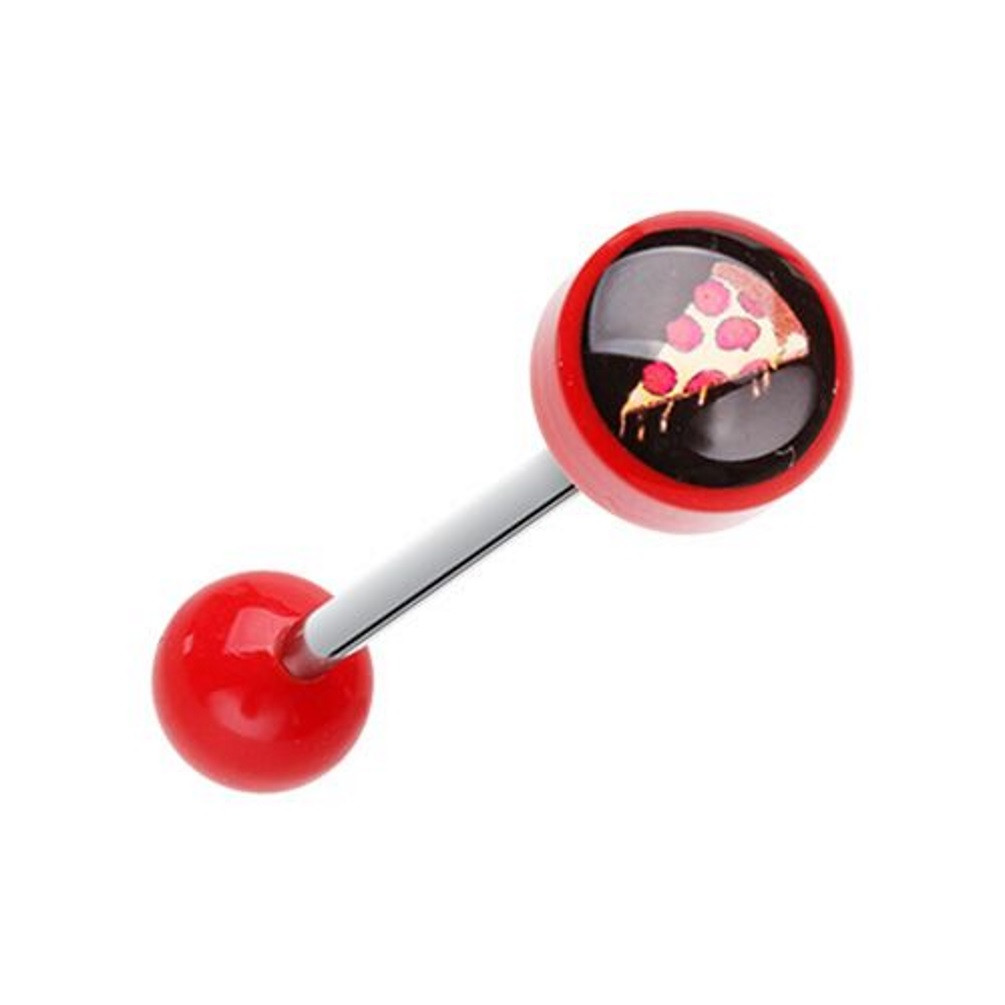 Pool Shark 8 Ball Tongue Ring Barbell 14g 5/8" | BodyDazz.com