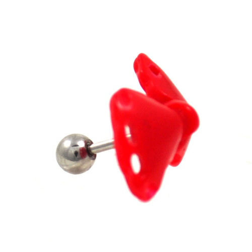 Red Bow Tie Cartilage Earring Stud 18g 1/4" Red Bow Tie Cartilage Earring Stud 18g 1/4"