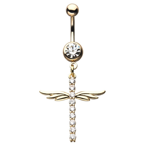 Cross Belly Rings | BodyDazz.com