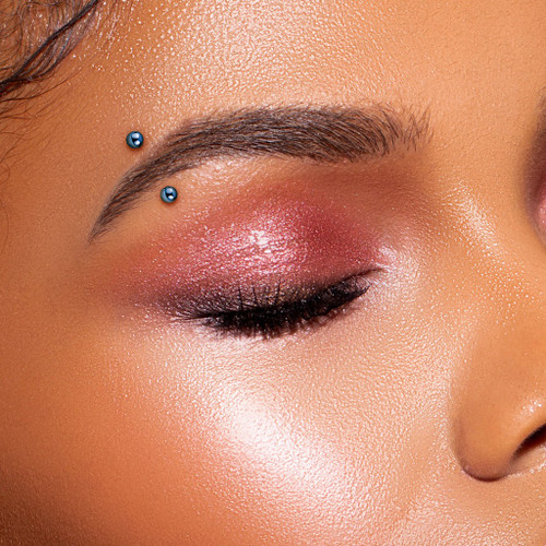 2PC Ball PVD Plated G23 Titanium Curved Barbells  2PC Ball PVD Plated G23 Titanium Curved Barbells