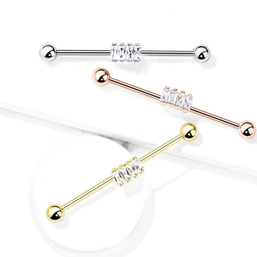 Quad Rectangle Steel Industrial Bar 14G-38mm Quad Rectangle Steel Industrial Bar 14G-38mm