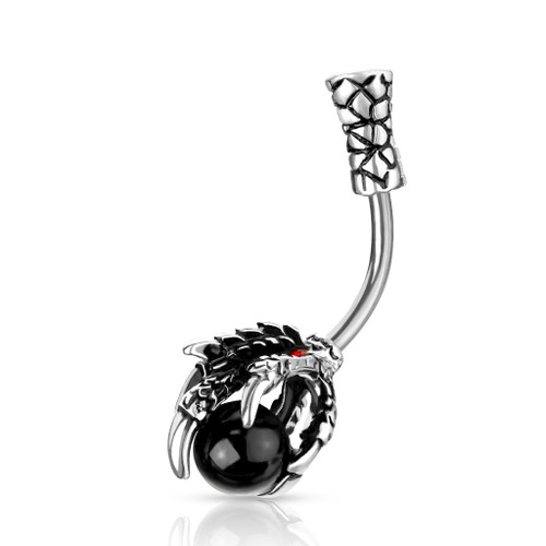Wicked Dragons Claw Surgical Steel Belly Ring Wicked Dragons Claw Surgical Steel Belly Ring