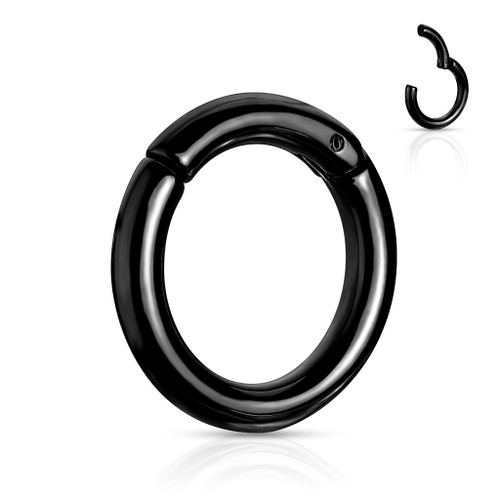 8G-00G Black Surgical Steel Hinged Segment Clicker 8G-00G Black Surgical Steel Hinged Segment Clicker