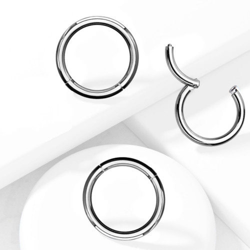 18G-14G 8mm/10mm/12mm Value Pack Titanium Hinged Segment Ring Clickers 18G-14G 8mm/10mm/12mm Value Pack Titanium Hinged Segment Ring Clickers