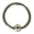 Steel Fixed Ball Captive Bead Ring CBR 14G (5 Sizes)