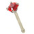 3mm Round Red Gem Nose Bone Piercing 20g 1/4"