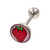 Fresh Strawberry Barbell Tongue Ring 14g 5/8"