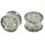 Grey Cracked Stone Double Flared Acrylic Plugs (6g-1")