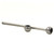 Black Gems Steel Industrial Barbell 14g 1 &1/2"