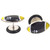 Black & Yellow Football Top Fake Plug Earrings