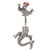 Red Eyed Chameleon Split Style Belly Ring