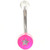 Clear Acrylic Pink Star Logo Belly Ring