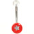 Clear Acrylic Red Star Logo Belly Ring