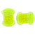 Green Ultra Glitter No Flare Plugs (10g-1/2")