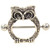 Elaborate Owl Nipple Ring Shield 14g 7/8"