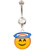 Angel Emoji Steel Belly Ring