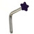 Purple Enamel Star L Shaped Nose Ring 20G