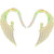 Aurora Borealis Angel Wing Acrylic Tapers (14g-2g)