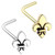 Fleur De Lis L Shaped Nose Ring 20G