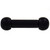 Black Acrylic Straight Barbell Big Gauge (10g-00g)