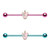 2-Pack Set Pastel Unicorn Steel Industrial Barbells