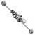 AB Accent Octopus Steel Industrial Barbell 14G-34mm