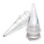 Short Length Clear Acrylic Tapers (14G-25mm)