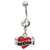 Love Mom Heart Tattoo Dangle Belly Ring