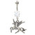 Mythical Unicorn Stainless Steel Dangle Belly Ring
