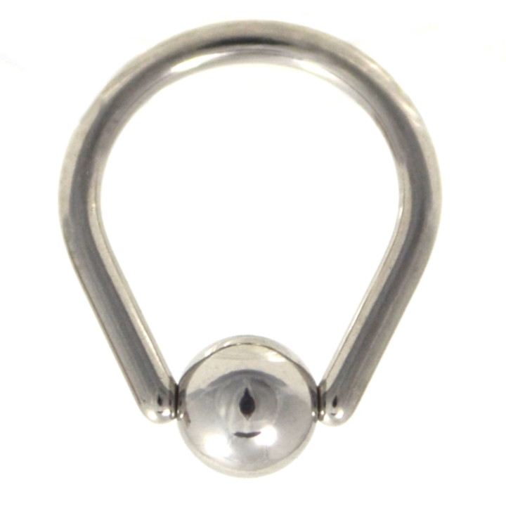 Steel Tear Drop Captive Bead Ring CBR 14G (3 Sizes) Steel Tear Drop Captive Bead Ring CBR 14G (3 Sizes)