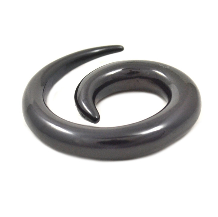 All Black Titanium Spiral Ear Tapers (12g-0g) All Black Titanium Spiral Ear Tapers (12g-0g)