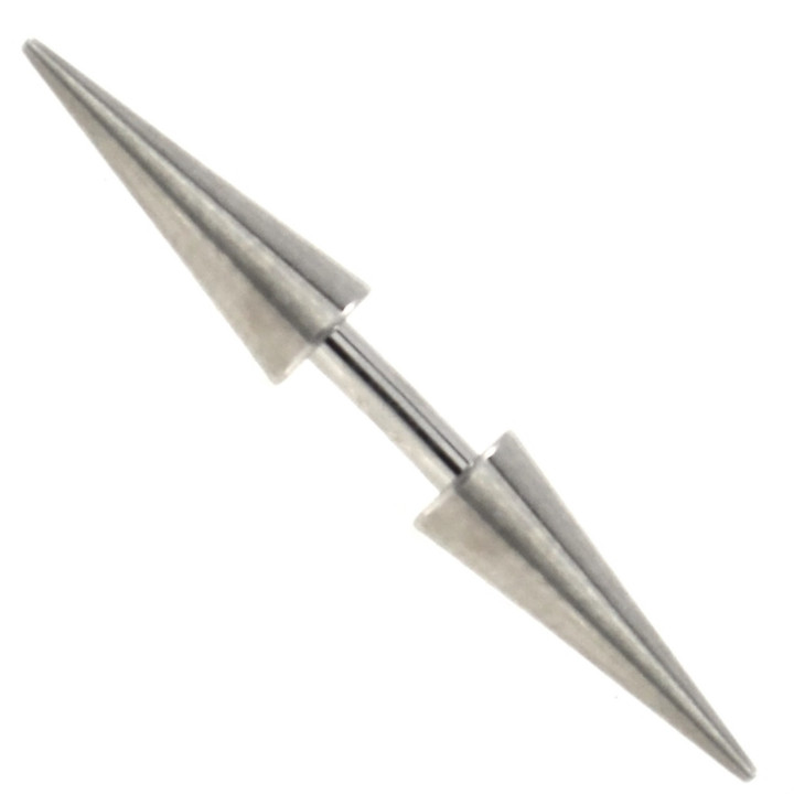 Steel Spikes(12mm Long) Cartilage Earring 14g 1/4