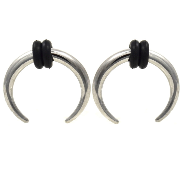 Stainless Steel Buffalo Tapers w/O-Rings (14g-00g) | BodyDazz.com