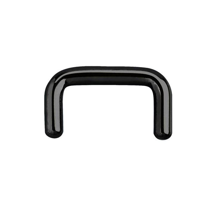 Black Steel Septum Ring Retainer 16G-8G Black Steel Septum Ring Retainer 16G-8G