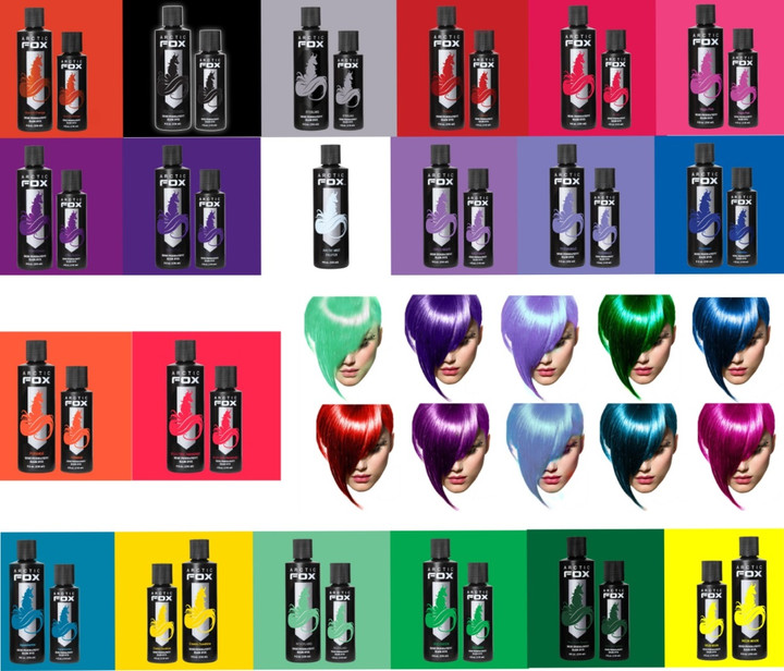 Arctic Fox Semi-Permanent Hair Color(4oz) 20 Colors Arctic Fox Semi-Permanent Hair Color(4oz) 20 Colors